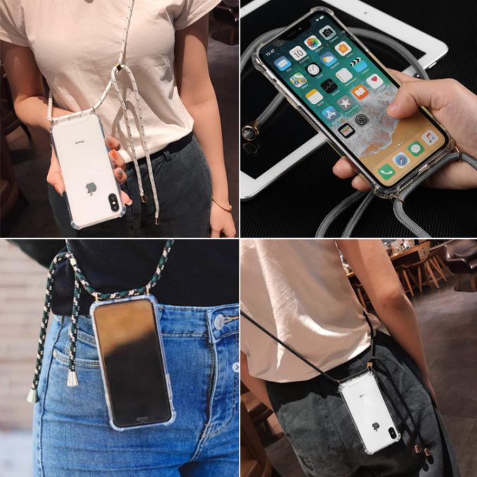 Deksel med nakkesnor for iPhone XS Max - Bilde 2