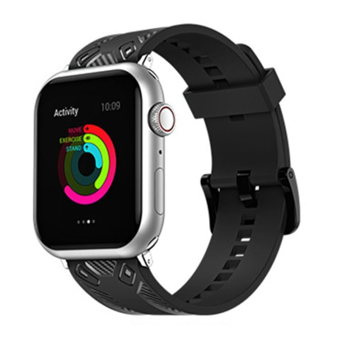 Klokkebånd med karbondetaljer for Apple Watch 41 / 40 / 38 mm - Bilde 10