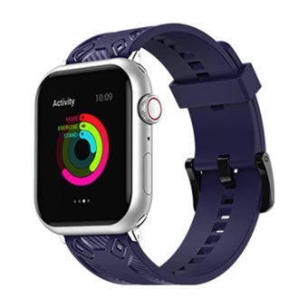 Klokkebånd med karbondetaljer for Apple Watch Ultra 49 / 45 / 44 mm - Blå