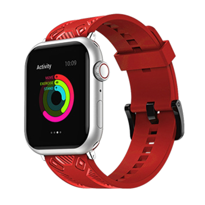 Klokkebånd med karbondetaljer for Apple Watch 41 / 40 / 38 mm