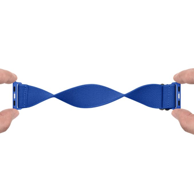 Elastisk nylon klokkereim for Apple Watch 41 / 40 / 38 mm - Bilde 7
