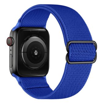 Elastisk nylon klokkereim for Apple Watch Ultra 49 / 45 / 44 mm - Blå