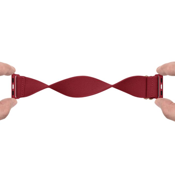 Elastisk nylon klokkereim for Apple Watch 41 / 40 / 38 mm - Bilde 9