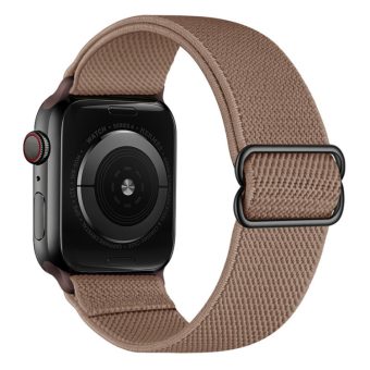 Elastisk nylon klokkereim for Apple Watch Ultra 49 / 45 / 44 mm - Brun