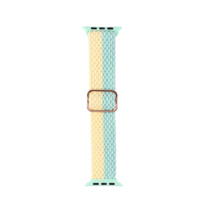 Flettet nylon bånd for Apple Watch 41 / 40 / 38 mm - Bilde 13