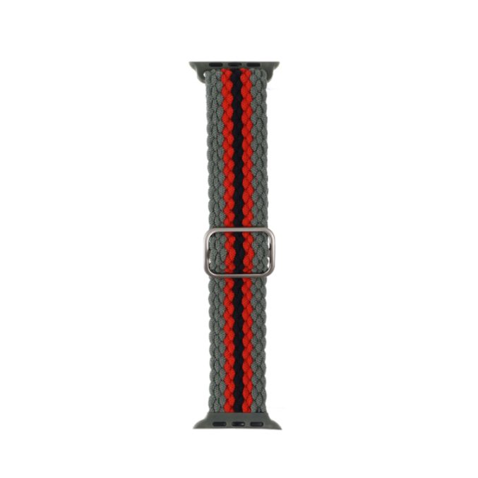 Flettet nylon bånd for Apple Watch 41 / 40 / 38 mm - Bilde 15