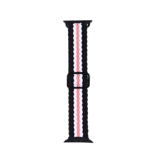 Flettet nylon bånd for Apple Watch 41 / 40 / 38 mm - Bilde 16