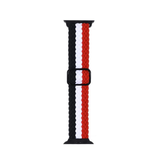 Flettet nylon bånd for Apple Watch 41 / 40 / 38 mm - Bilde 19