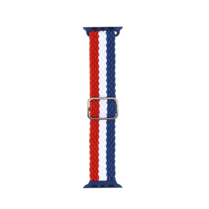 Flettet nylon bånd for Apple Watch 41 / 40 / 38 mm - Bilde 21