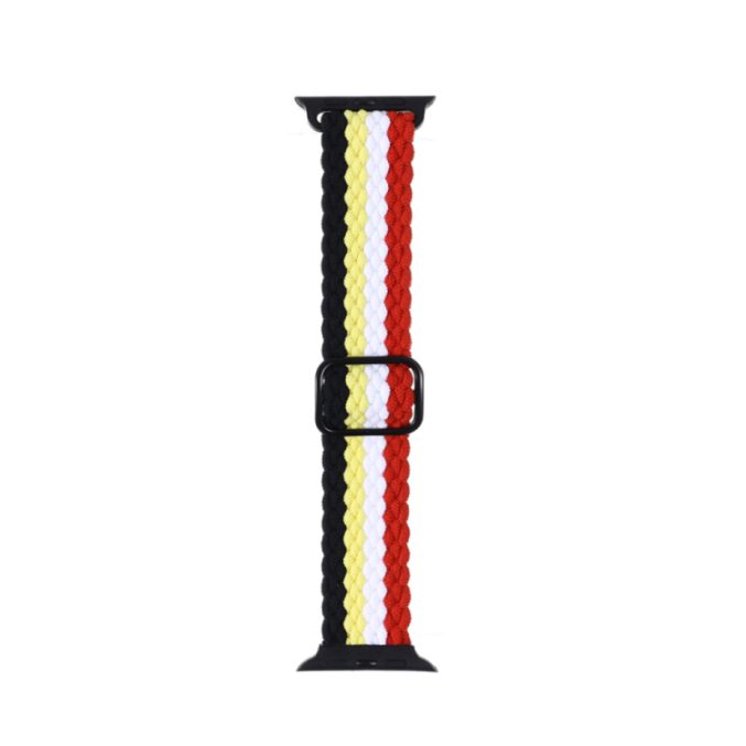 Flettet nylon bånd for Apple Watch 41 / 40 / 38 mm - Bilde 22