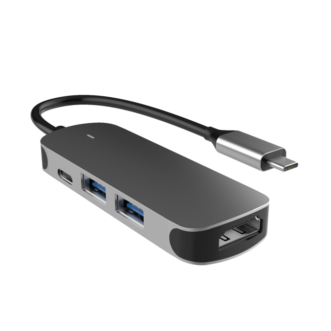 4 i 1 USB-C docking
