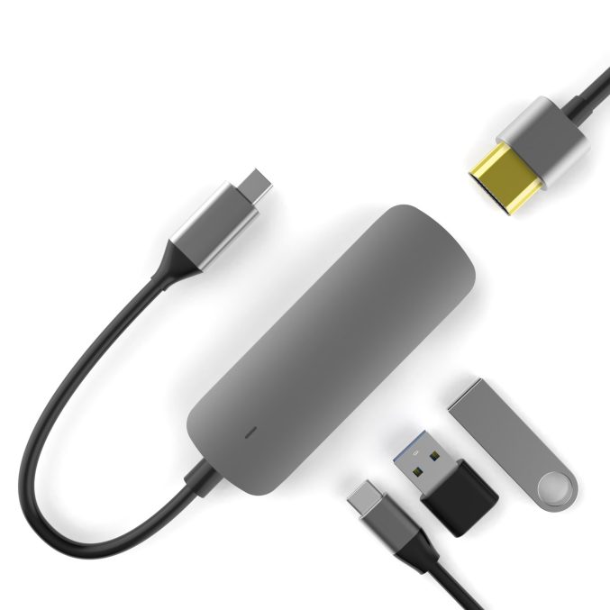 4 i 1 USB-C docking - Bilde 6
