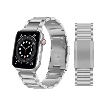 Klokkereim i titanlegering for Apple Watch - Sølv
