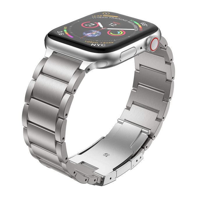 Klokkereim i titanlegering for Apple Watch - Sølv