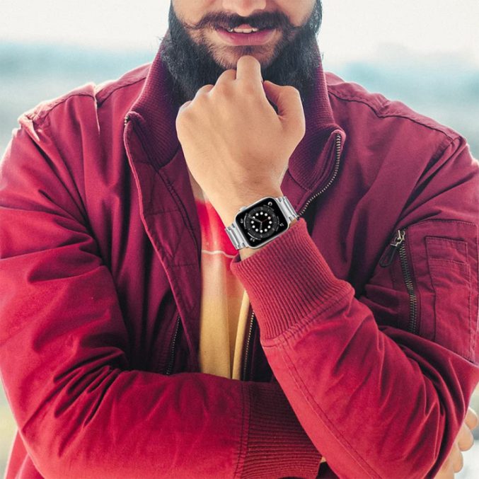 Klokkereim i titanlegering for Apple Watch - Sølv
