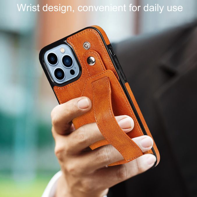 Deksel med kortspor og fingerstrap til iPhone 14 Pro - Bilde 38