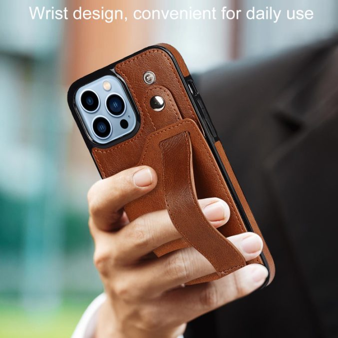 Deksel med kortspor og fingerstrap til iPhone 14 Pro - Bilde 33