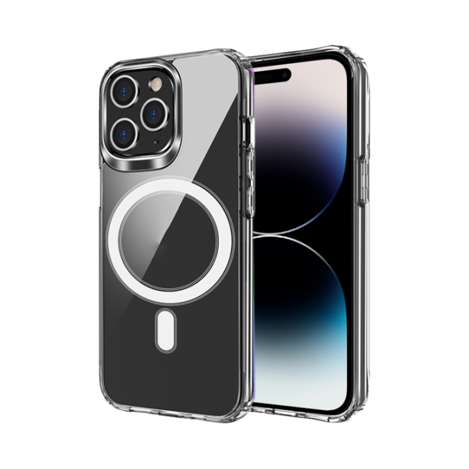 Klart deksel med MagSafe funksjon til iPhone 15 Pro Max