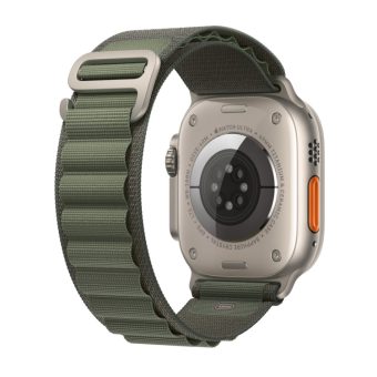 Nylon loop klokkereim for Apple Watch Ultra 49 / 45 / 44 mm - Grønn