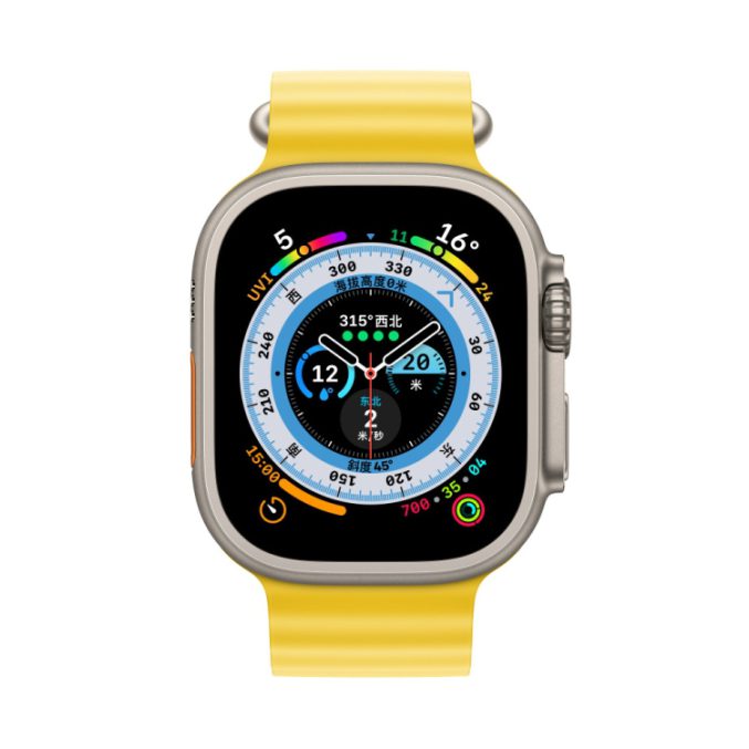 Ocean Silicone klokkereim for Apple Watch 41 / 40 / 38 mm - Bilde 3