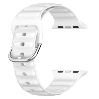 Ocean Ripple klokkereim for Apple Watch Ultra 49 / 45 / 44 mm - Hvit