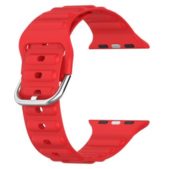 Ocean Ripple klokkereim for Apple Watch Ultra 49 / 45 / 44 mm - Rød