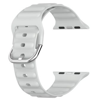 Ocean Ripple klokkereim for Apple Watch Ultra 49 / 45 / 44 mm - Lys grå