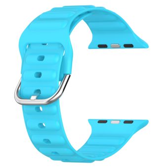 Ocean Ripple klokkereim for Apple Watch Ultra 49 / 45 / 44 mm - Lys blå
