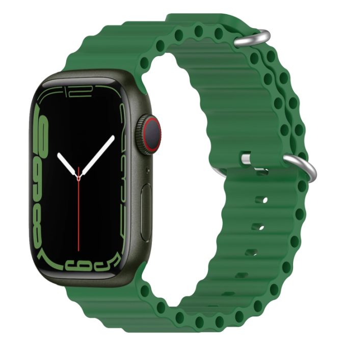 Ocean Silicone klokkereim for Apple Watch 41 / 40 / 38 mm - Bilde 17
