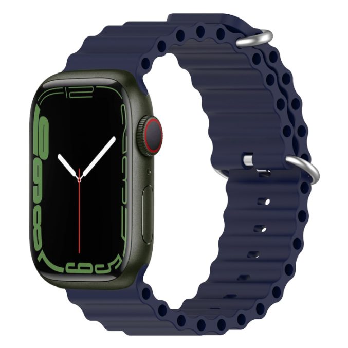 Ocean Silicone klokkereim for Apple Watch 41 / 40 / 38 mm - Bilde 14