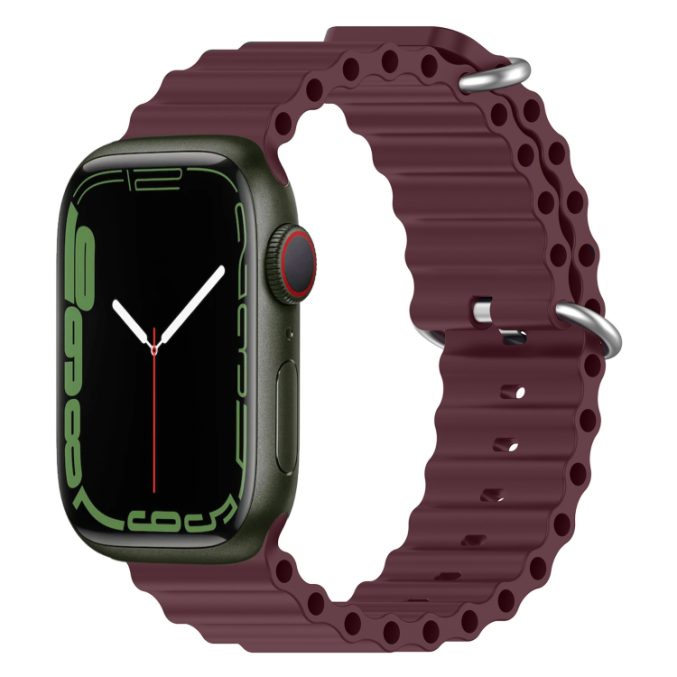 Ocean Silicone klokkereim for Apple Watch 41 / 40 / 38 mm - Bilde 11