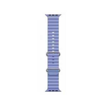 Ocean Silicone klokkereim for Apple Watch 41 / 40 / 38 mm - Lys lilla