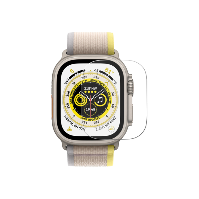 Herdet skjermbeskytter for Apple Watch Ultra 49mm