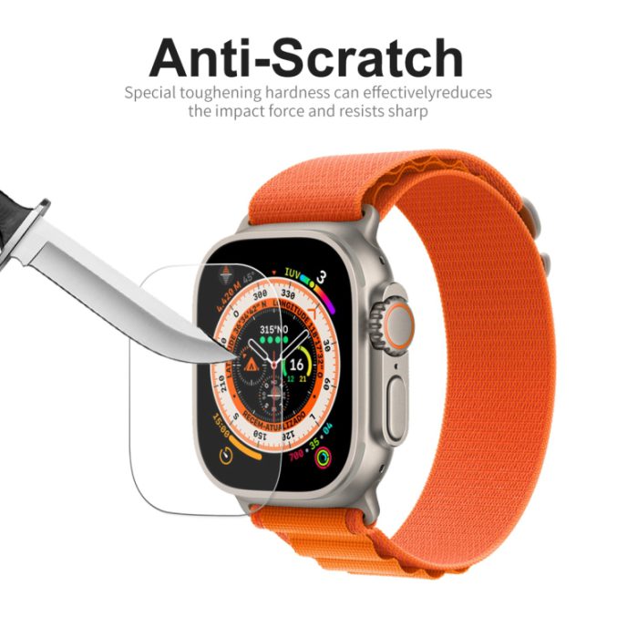 Herdet skjermbeskytter for Apple Watch Ultra 49mm