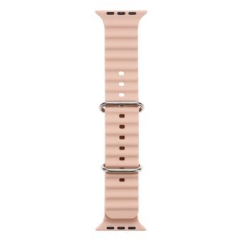 Ocean Silicone klokkereim for Apple Watch 41 / 40 / 38 mm - Lys rosa