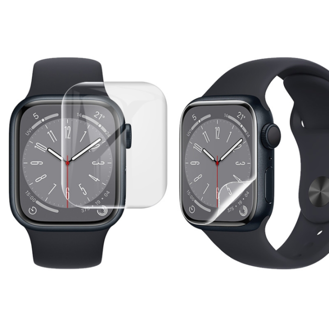 Skjermbeskytter for Apple Watch, 2 stk (hydrogenfilm) - Bilde 3