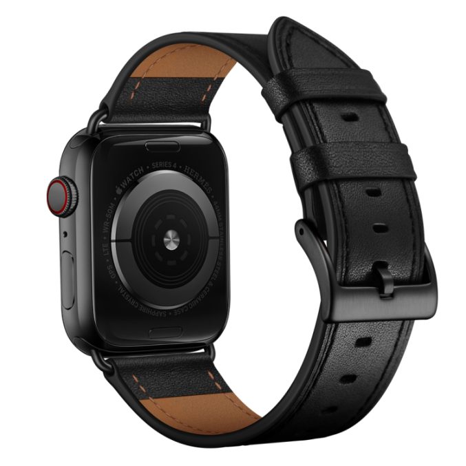 Klassisk kuskinn klokkereim til Apple Watch 41 / 40 / 38 mm - Bilde 21