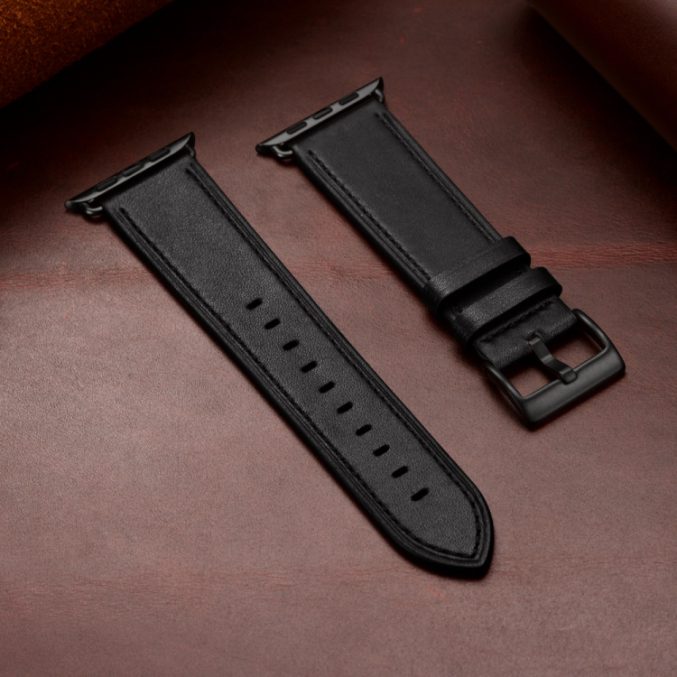 Klassisk kuskinn klokkereim til Apple Watch 41 / 40 / 38 mm - Bilde 23