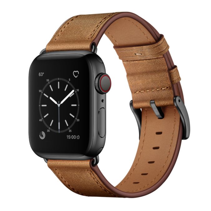 Klassisk kuskinn klokkereim til Apple Watch 41 / 40 / 38 mm - Bilde 13
