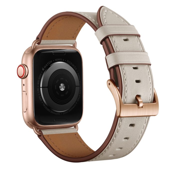 Klassisk kuskinn klokkereim til Apple Watch 41 / 40 / 38 mm - Bilde 30