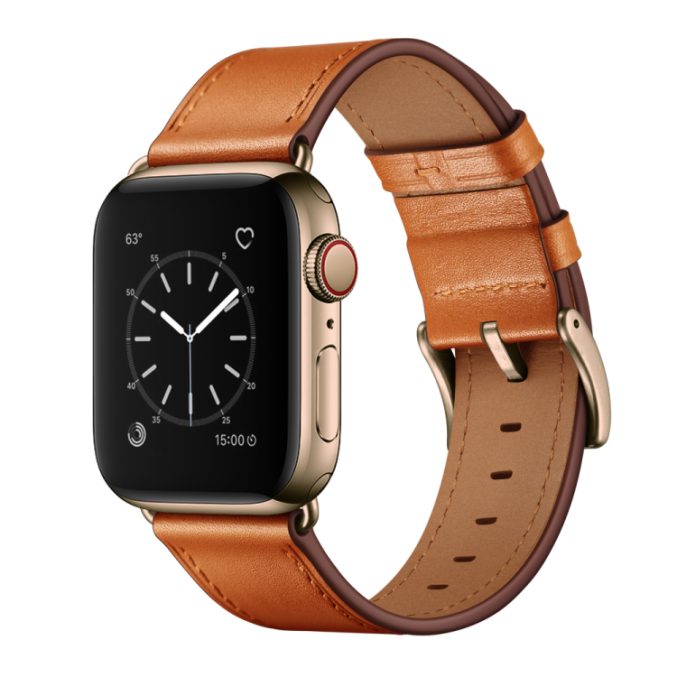 Klassisk kuskinn klokkereim til Apple Watch 41 / 40 / 38 mm - Bilde 25