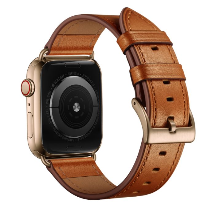 Klassisk kuskinn klokkereim til Apple Watch 41 / 40 / 38 mm - Bilde 26