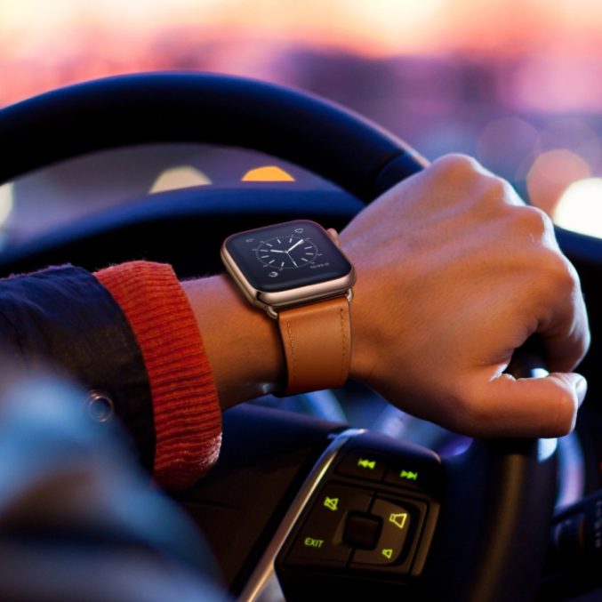 Klassisk kuskinn klokkereim til Apple Watch 41 / 40 / 38 mm - Bilde 29