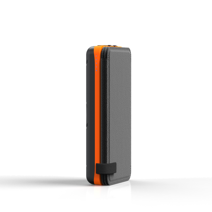 Powerbank med solscellepanel og lommelykt(14000mAh)