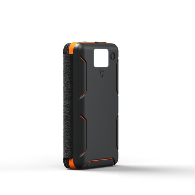Powerbank med solscellepanel og lommelykt(14000mAh) - Bilde 4