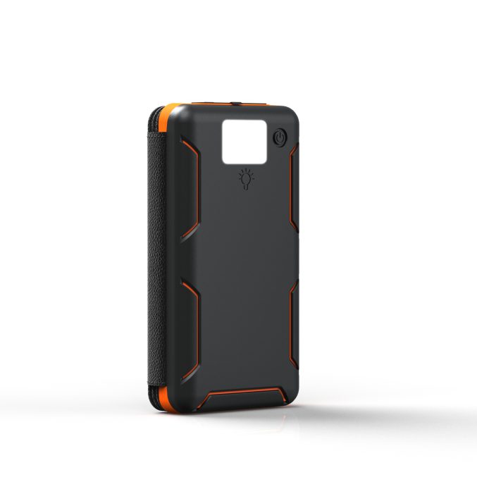 Powerbank med solscellepanel og lommelykt(14000mAh) - Bilde 6
