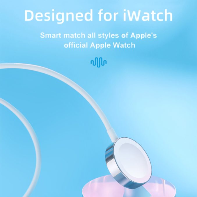 Joyroom Apple Watch ladekabel med USB-A 1,2m - Bilde 5
