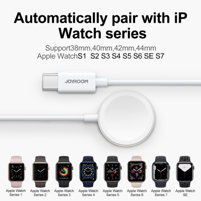 Joyroom Apple Watch ladekabel med USB-C 1,2m - Bilde 3