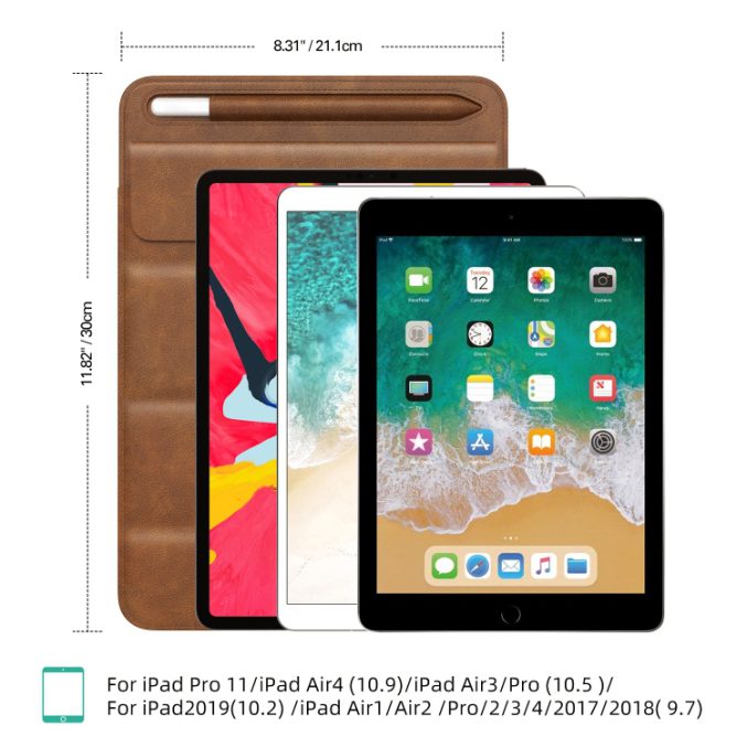 Magnetisk sleeve for iPad 9.7-11 tommer - PU-lærbeskyttelse - Bilde 4