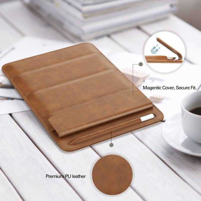 Magnetisk sleeve for iPad 9.7-11 tommer - PU-lærbeskyttelse - Bilde 2